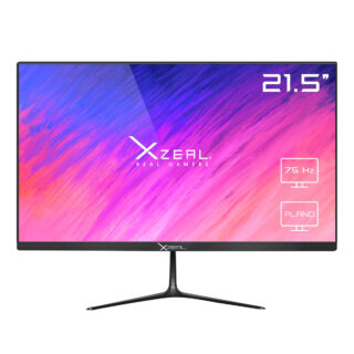 MONITOR LED XZEAL 21.5" (XSPMG06B) 1920*1080 FULL HD, PLANO, 75HZ, 5MS, VGA, HDMI, NEGRO