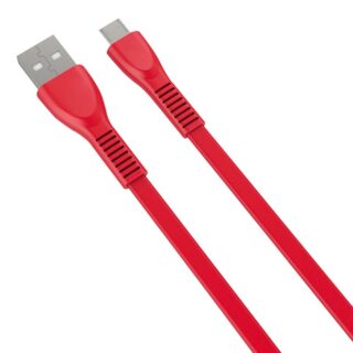 CABLE NACEB (NA-0103R) MICRO USB,1 METRO,ROJO
