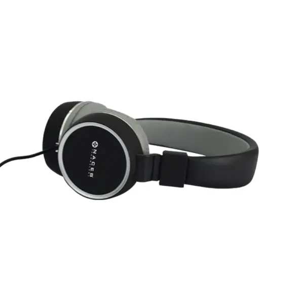 AUDIFONOS NACEB (NA-0310G) ZERO,DIADEMA,ALAMBRICA,MANOS LIBRES,3.5,GRIS - Image 2