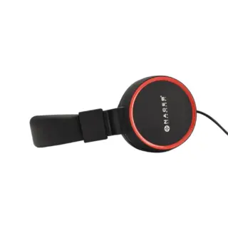 AUDIFONOS NACEB (NA-0310R) ZERO,DIADEMA,ALAMBRICA,MANOS LIBRES,3.5,ROJO