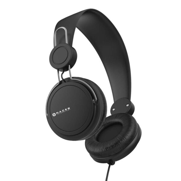 AUDIFONOS NACEB (NA-0313N) AIR,DIADEMA,MICROFONO,3.5,NEGRO - Image 2