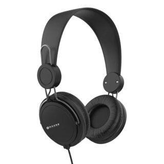 AUDIFONOS NACEB (NA-0313N) AIR,DIADEMA,MICROFONO,3.5,NEGRO