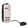 ADAPTADOR CONTACTO NACEB (NA-0705) MULTIPUERTOS,USB*4,SOCKET,1500 W - Image 2