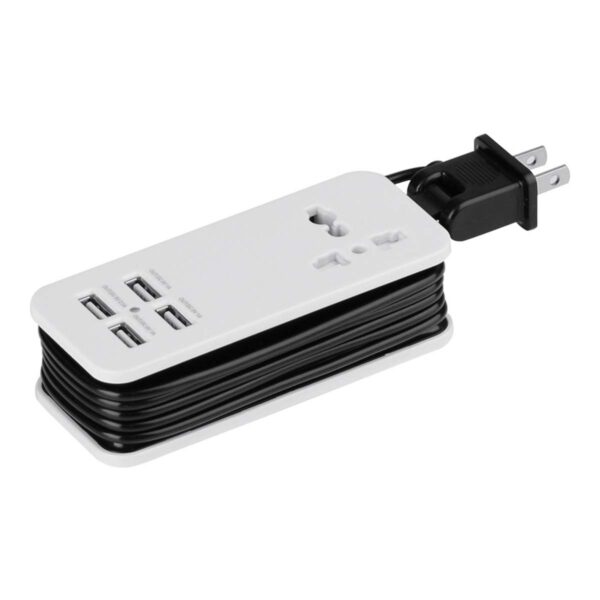 ADAPTADOR CONTACTO NACEB (NA-0705) MULTIPUERTOS,USB*4,SOCKET,1500 W - Image 3