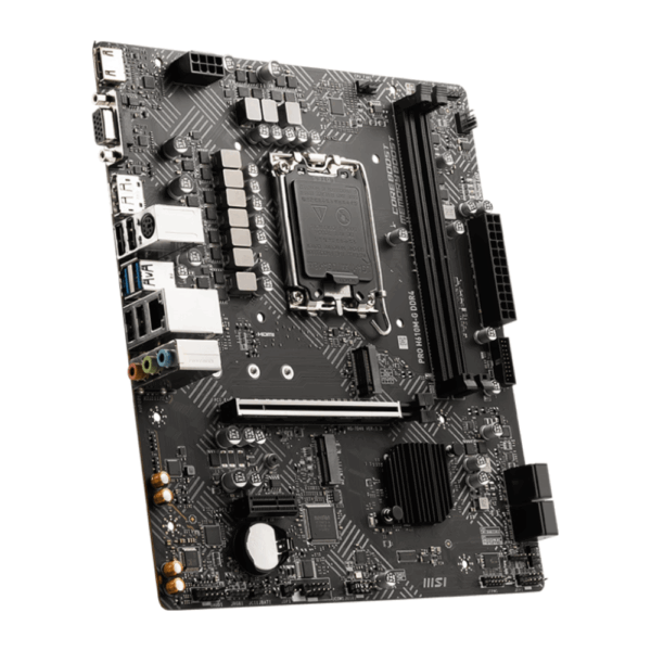 MOTHERBOARD MSI (PRO H610M-G) SOCKET 1700, 2*DDR5 5600MHZ, HDMI, DP, VGA, MICRO ATX - Image 3