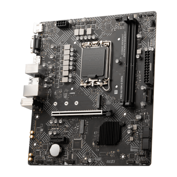 MOTHERBOARD MSI (PRO H610M-G) SOCKET 1700, 2*DDR5 5600MHZ, HDMI, DP, VGA, MICRO ATX - Image 2