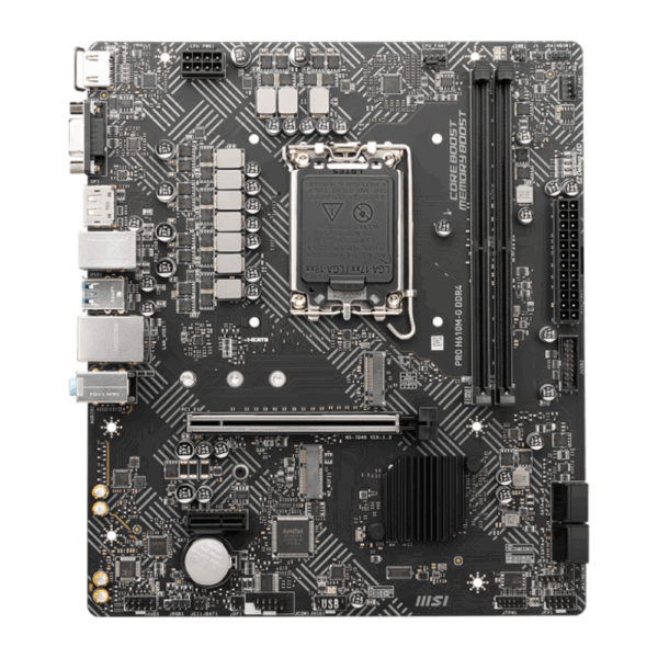 MOTHERBOARD MSI (PRO H610M-G) SOCKET 1700, 2*DDR5 5600MHZ, HDMI, DP, VGA, MICRO ATX - Image 4