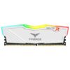 MEMORIA DIMM DDR4 TEAMGROUP (TF4D48G3600HC18J01) DELTA R, 8GB (1X8GB) 3600MHZ, CL18, BLANCO
