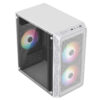 GABINETE ACTECK (AC-939256) DOOM PRO MESH GI730M,MICRO ATX,1*USB 3.0,FRENTE MALLA,3 FAN RGB,BLANCO - Image 2