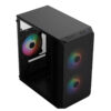 GABINETE ACTECK (AC-939249) DOOM PRO MESH GI730M,MICRO ATX,1*USB 3.0,FRENTE MALLA,3 FAN RGB,NEGRO - Image 2