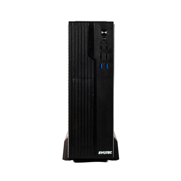 GABINETE EVOTEC (EV-1022) VALENCIA,MICRO ATX,FUENTE 600W,2*USB 3.0,2*USB 2.0,NEGRO - Image 3