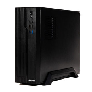 GABINETE EVOTEC (EV-1022) VALENCIA,MICRO ATX,FUENTE 600W,2*USB 3.0,2*USB 2.0,NEGRO