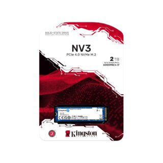 UNIDAD SSD M.2 KINGSTON 2TB (SNV3S/2000G) NV3, PCIE 4.0, NVME, 2280