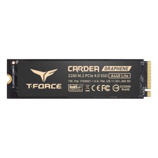 UNIDAD SSD M.2 TEAMGROUP 512GB (TM8FFQ512G0C129) T-FORCE A440 LITE, PCI GEN4X4, 2280, W/HEAT STICKER