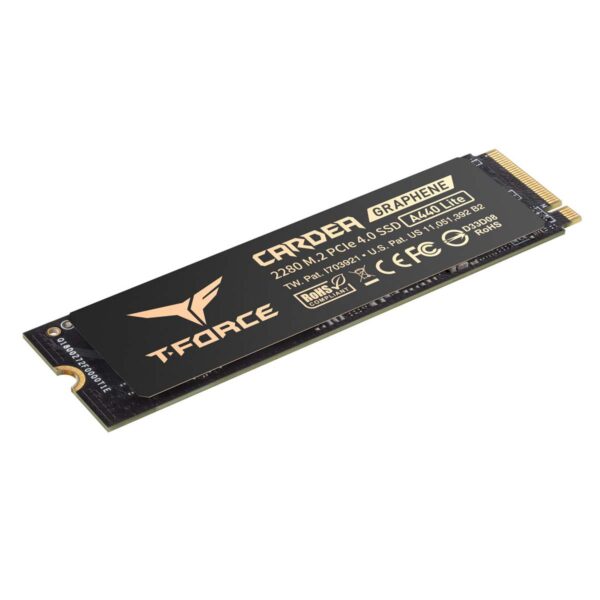 UNIDAD SSD M.2 TEAMGROUP 512GB (TM8FFQ512G0C129) T-FORCE A440 LITE, PCI GEN4X4, 2280, W/HEAT STICKER - Image 2