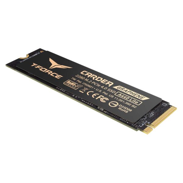 UNIDAD SSD M.2 TEAMGROUP 512GB (TM8FFQ512G0C129) T-FORCE A440 LITE, PCI GEN4X4, 2280, W/HEAT STICKER - Image 3