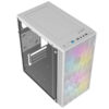 GABINETE ACTECK (AC-939515) FUJI GC470,MICRO ATX,FUENTE 500W,1*USB 3.0,ACRILICO,MALLA METAL,BLANCO - Image 2
