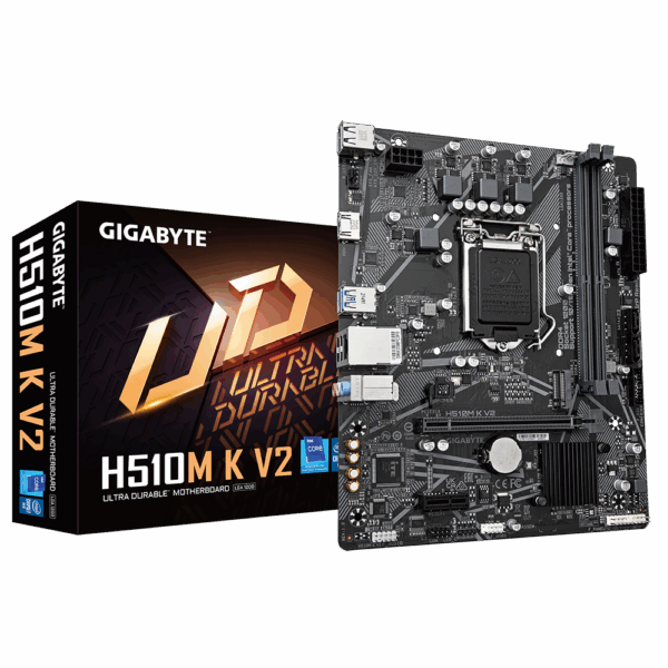 MOTHERBOARD GIGABYTE (H510M K V2) SOCKET 1200, 2*DDR4 3200MHZ, HDMI, MICRO ATX