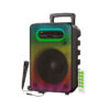 BOCINA INALAMBRICA NECNON (NCBB1201FL) BAFLE 12" RADIO FM USB AUX 3.5MM LUZ LED 16500 WATTS DISPLAY