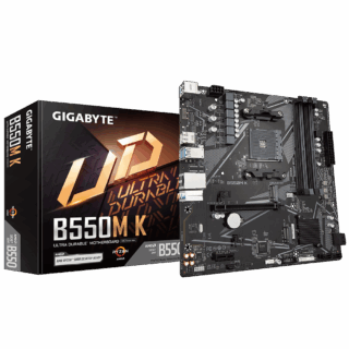 MOTHERBOARD GIGABYTE (B550M K) SOCKET AM4, 4*DDR4 4733 MHZ, HDMI, DP, MICRO ATX