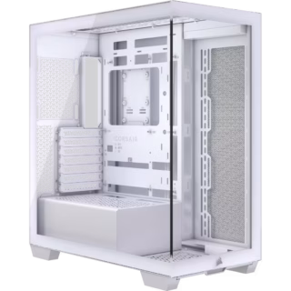 GABINETE CORSAIR (CC-9011277-WW) 3500X,BLANCO,CRISTAL TEMPLADO,MED-TORRE,SIN FUENTE
