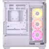 GABINETE CORSAIR (CC-9011281-WW) ICUE LINK 3500X RGB,BLANCO,CRISTAL TEMPLADO,MED-TORRE,SIN FUENTE - Image 4