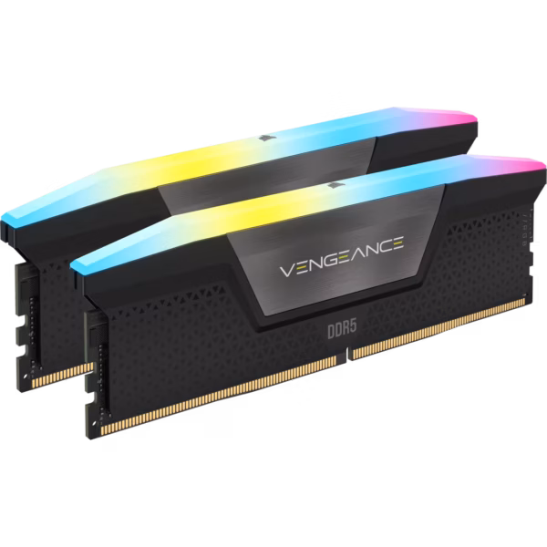 MEMORIA DIMM DDR5 CORSAIR (CMH32GX5M2B7000C40) 32GB 7000MHZ (2X16GB) VENGEANCE RGB,NEGRO CL40-114