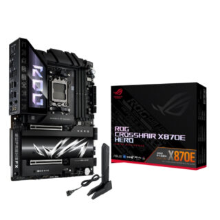 MOTHERBOARD ASUS (ROG CROSSHAIR X870E HERO) SOCKET AM5,PCI-E 5.0,4*DDR5,HDMI,2*USB4,WIFI7,ATX