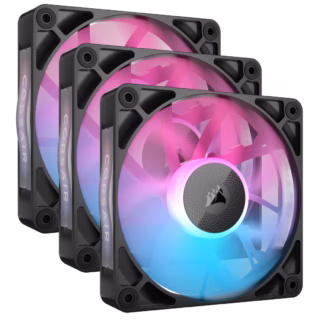 VENTILADOR P/GABINETE CORSAIR (CO-9051018-WW) ICUE LINK RX120 RGB,3 FAN,120MM,NEGRO