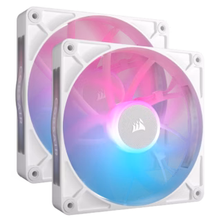 VENTILADOR P/GABINETE CORSAIR (CO-9051024-WW) ICUE LINK RX140 RGB,2 FAN,140MM,BLANCO