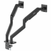 SOPORTE P/MONITOR MSI (MAG MT201D) DOBLE MONITOR, SOBRE MESA, VESA, 17"-45",20KG, NEGRO - Image 2