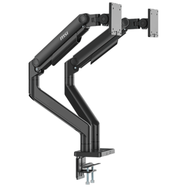SOPORTE P/MONITOR MSI (MAG MT201D) DOBLE MONITOR, SOBRE MESA, VESA, 17"-45",20KG, NEGRO