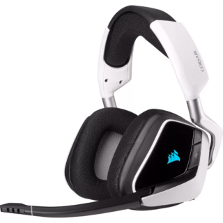 AUDIFONOS CORSAIR (CA-9011202-NA) VOID RGB ELITE WIRELESS BLANCO 7.1CH USB C/MIC COMP. PC