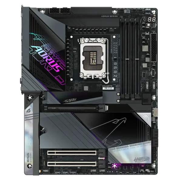 MOTHERBOARD GIGABYTE (Z890 AORUS MASTER) SOCKET 181, 4*DDR5 9500MHZ, ATX, WIFI7/BT - Image 2