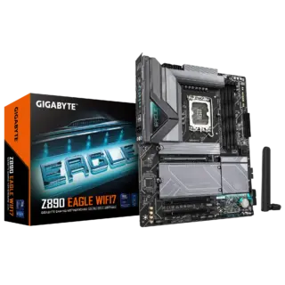 MOTHERBOARD GIGABYTE (Z890 EAGLE WIFI7) SOCKET 1851, 4*DDR5 8800 MHZ, DP, ATX, WIFI7/BT