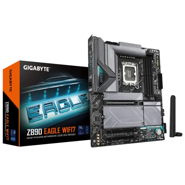 MOTHERBOARD GIGABYTE (Z890 EAGLE WIFI7) SOCKET 1851, 4*DDR5 8800 MHZ, DP, ATX, WIFI7/BT