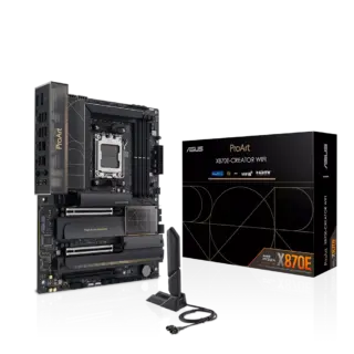 MOTHERBOARD ASUS (PROART X870E-CREATOR WIFI)SOCKET AM5,4*DDR5,HDMI,2 USB4,PCI-E 5.0,ATX