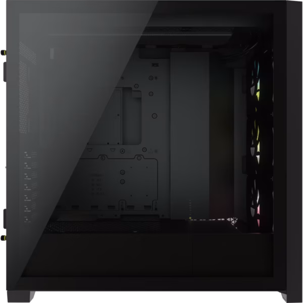 GABINETE CORSAIR (CC-9011212-WW) ICUE 5000X RGB NEGRO CRISTAL TEMPLADO MED-TORRE SIN FUENTE - Image 3