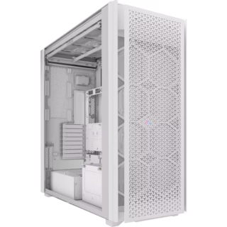 GABINETE CORSAIR (CC-9011274-WW) ICUE LINK 9000 AIRFLOW,CRISTAL TEMP,SUPER TORRE,SIN FUENTE,BLANCO