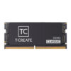 MEMORIA SODIMM DDR5 TEAMGROUP (CTCCD516G5200HC42-S01) T-CREATE CLASSIC, 16GB, 5200MHZ, BLACK, CL42