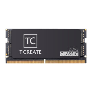 MEMORIA SODIMM DDR5 TEAMGROUP (CTCCD516G5200HC42-S01) T-CREATE CLASSIC, 16GB, 5200MHZ, BLACK, CL42