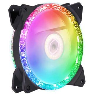 VENTILADOR P/GABINETE COOLER MASTER (MFY-B2DN-20NPA-R1) MF120 PRISMATIC, ARGB, 4PWM, 30 LEDS, 120MM