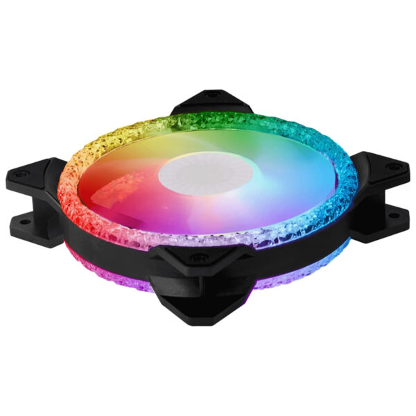 VENTILADOR P/GABINETE COOLER MASTER (MFY-B2DN-20NPA-R1) MF120 PRISMATIC, ARGB, 4PWM, 30 LEDS, 120MM - Image 3