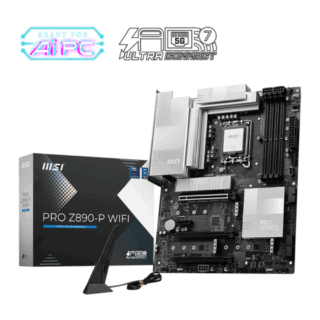 MOTHERBOARD MSI (PRO Z890-P WIFI) SOCKET 1851, 4*DDR5 9200, HDMI, DP, THUNDEBOLT, 4*M.2, ATX