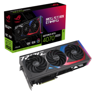 TARJETA DE VIDEO ASUS (ROG-STRIX-RTX4070S-O12G-GAM ING) 192BIT,PCI-E 4.0,2*HDMI2.1A,3*DP1.4A,TRI FAN