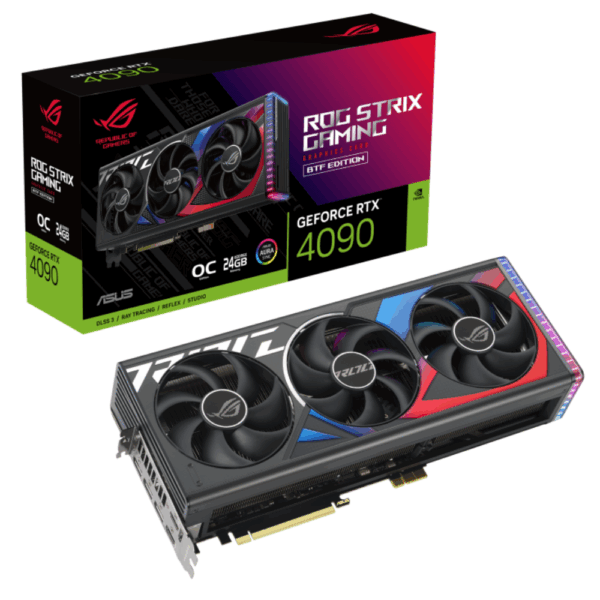 TARJETA DE VIDEO ASUS (ROG-STRIX-RTX4090-24G-BTF-G AMING) REQUIERE CONECTOR BTF, PCI 4,2*HDMI, 3*DP