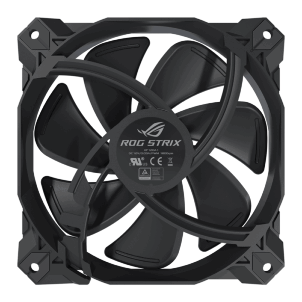 VENTILADOR GABINETE ASUS (ROG STRIX XF120/XF120A1/ BK//) INDIVIDUAL,PARA GABINETE Y/O RADIADOR,NEGRO - Image 3