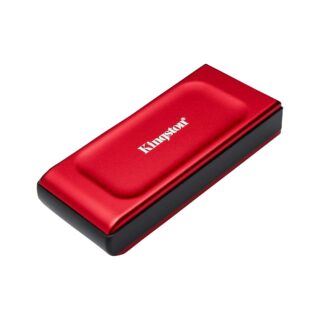 UNIDAD SSD EXTERNO KINGSTON 1TB (SXS1000R/1000G) XS1000, 3.2 TIPO C,ROJO