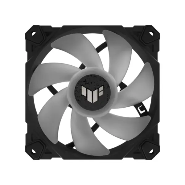 VENTILADOR GABINETE ASUS (TUF GAMING TF120 ARGB 3I N1) DOBLE CAPA LED,HUB ARGB,AURA SYNC,NEGRO - Image 3