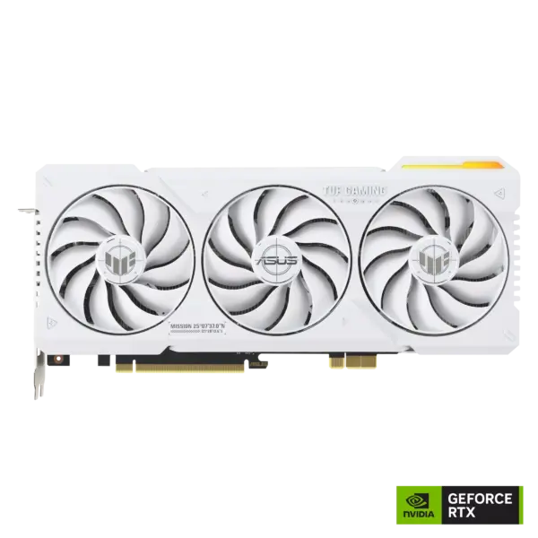 TARJETA DE VIDEO ASUS (TUF-RTX4070TIS-16G-BTF-WHIT E) REQUIERE CONECTOR BTF,PCI 4,2*HDMI,3*DP,3*FAN - Image 2